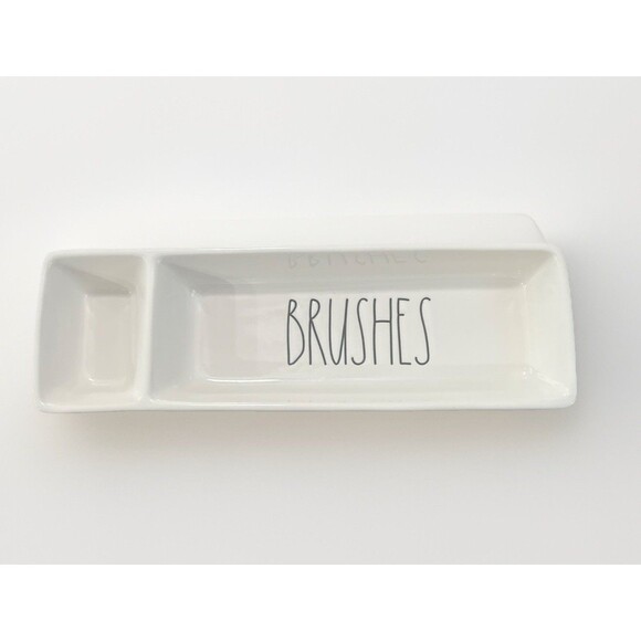 RAE DUNN BRUSHES HOLDER ORGANIZER Container Paint Brush Tray Brushes - Picture 2 of 6